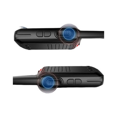 8W διπλή ζώνη Vhf Uhf Χέρια Bf Άδεια δωρεάν Walkie Talkie Καλύτερη εμβέλεια 5-8km για εξωτερικούς χώρους
