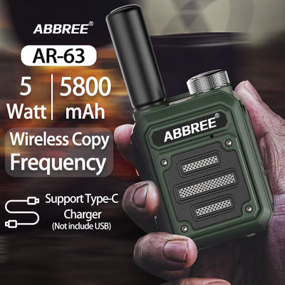 ABBREE AR-63 Ασύρματο Walkie-talkie για κυνήγι Χρώμα Camo/Brown Talk Πεδίο 3km-10km
