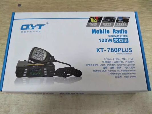 Υψηλής ισχύος 100W VHF Walkie Talkie QYT KT-780 PLUS Βάση Σταθμού Κινητό Ραδιοφωνικό Αποδέκτη