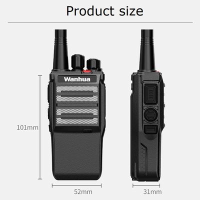 LTE/CDMA/WCDMA/TD-SCDMA εύρος συχνοτήτων Walkie Talkie 2W για οδικά ταξίδια και φορητά