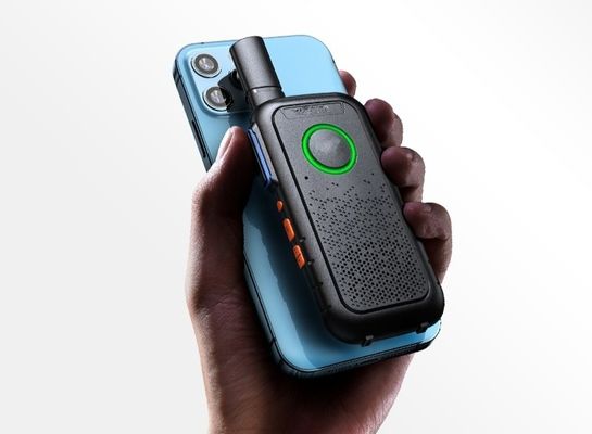 Εμπορική μαύρη Μίνι Thin Outdoor Walkie Talkie Portable Ελαφρύ βάρος 1,7*13,5*5,4CM