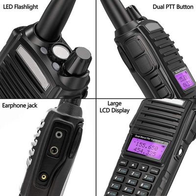 Ραδιοφωνικός δέκτης μακράς εμβέλειας Zello Walkie Talkie BF-8201 Uhf για επαγγελματική πεζοπορία
