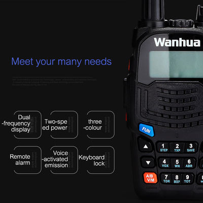136-174MHZ εύρος συχνοτήτων Δυστρόφια Walkie-Talkies για επικοινωνία ξενοδοχείων WKTK UV6S