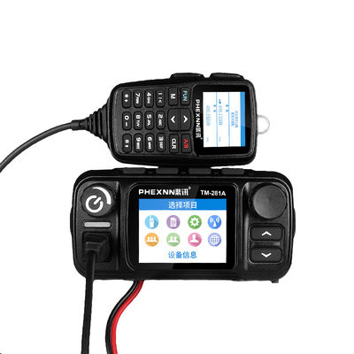 Δίκτυο LTE IP POC UHF VHF κινητό ραδιόφωνο αυτοκινήτου με 4G LTE POC 25w αναλογικό ραδιόφωνο διπλής ζώνης