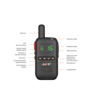 Ασύρματο Walkie Talkie 5W Εξόδου Δύοπλευρο Ραδιόφωνο Μακράς Περιοχής για Παιδιά