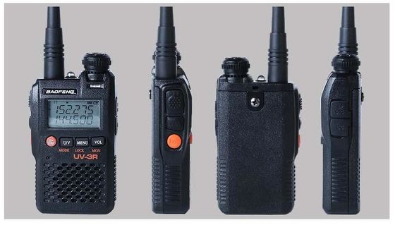 Walkie Talkie UV-3R Δύο ζώνες μακράς εμβέλειας UHF VHF Handy Two Way Radio με οθόνη LCD