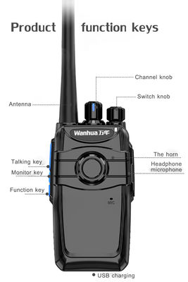 Επαγγελματικό Walkie Talkie Dual Band ακουστικό ακουστικό με ισχύ εξόδου 3W