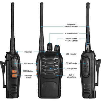 99 Διάδρομος αποθήκευσης BF-888S Διπλή ζώνη Δύο τρόποι ραδιόφωνο Walkie Talkie για παιδιά κινητό φορητό