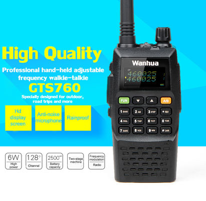 OEM/ODM Αποδεκτό WanhuaGTS760 8W Handheld Walkie-Talkie για εξωτερική περιήγηση με αυτόνομο όχημα