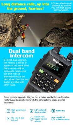 OEM/ODM Αποδεκτό WanhuaGTS760 8W Handheld Walkie-Talkie για εξωτερική περιήγηση με αυτόνομο όχημα