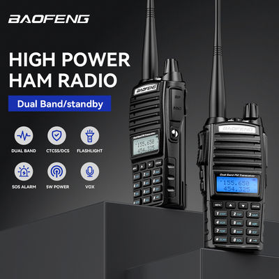 Τύπος συχνότητας Baofeng UV-82 Walkie Talkie VHF UHF για επικοινωνία PTT στο Πακιστάν