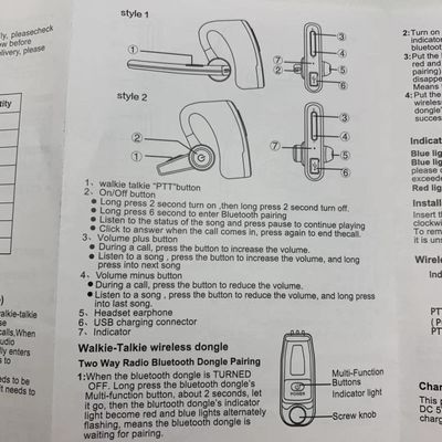 Δύναμη εξόδου Άλλα ασύρματα ακουστικά για ακουστικά Bluetooth XIR P8608 P8668i DP4801