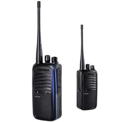 Μαύρο Wanhua HTD815 Walkie Talkie 5W/8W Προαιρετική εμβέλεια 10 km για ανάγκες επικοινωνίας