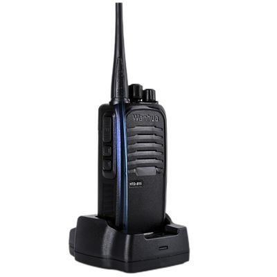 Μαύρο Wanhua HTD815 Walkie Talkie 5W/8W Προαιρετική εμβέλεια 10 km για ανάγκες επικοινωνίας