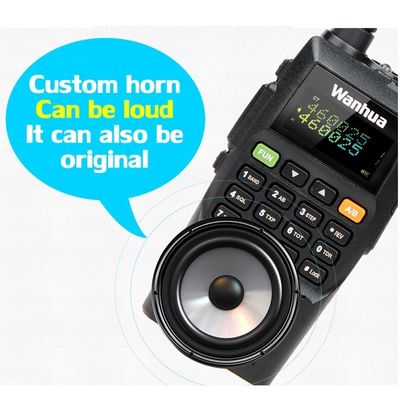 Ξεκινήστε το Wanhua VHF Dual Band Two Way Radio Ιδανικό για KTV σε 7,2V λειτουργική τάση