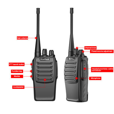 Παγκόσμιο διασύνδεσμο Wanhua WH27E Walkie Talkie 16 κανάλια για ευέλικτη επικοινωνία
