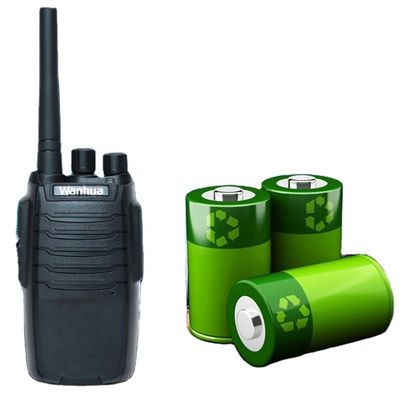 WanhuaHTD818 Walkie Talkie UHF μακράς εμβέλειας 450-470MHz Περιοχή συχνοτήτων και ισχύς ραδιοσυχνοτήτων 5W