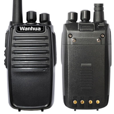 Εξωτερική χρήση HTD815 Walkie Talkies με χωρητικότητα μπαταρίας 3500mAh και μαύρο σχεδιασμό