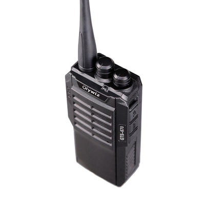 Ραδιοφώνημα UHF Χαμ Ραδιοφώνημα Walkie Talkie Μαύρο 5W Εξόδου Δύναμη 3800mAh Διακομιστές Woki Toki