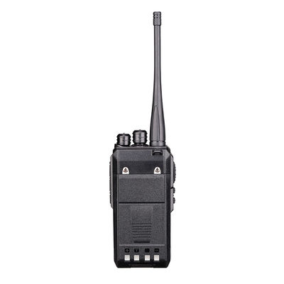 Ραδιοφώνημα UHF Χαμ Ραδιοφώνημα Walkie Talkie Μαύρο 5W Εξόδου Δύναμη 3800mAh Διακομιστές Woki Toki