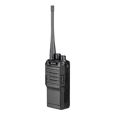 2000mAh χωρητικότητα μπαταρίας Δύο ζώνες Walkie Talkie για ξενοδοχεία και εξωτερικά 5W 400-470MHz