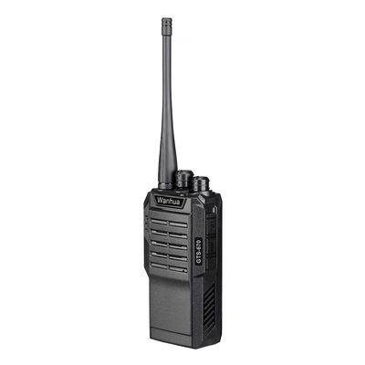 2000mAh χωρητικότητα μπαταρίας Δύο ζώνες Walkie Talkie για ξενοδοχεία και εξωτερικά 5W 400-470MHz