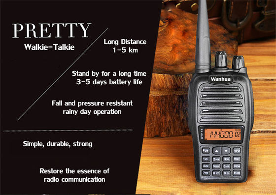 OEM Προσαρμογή Walkie Talkie Τύπος 4G POC WH118 Ψηφιακό Ραδιόφωνο Μαύρο UHF VHF Επαγγελματικό
