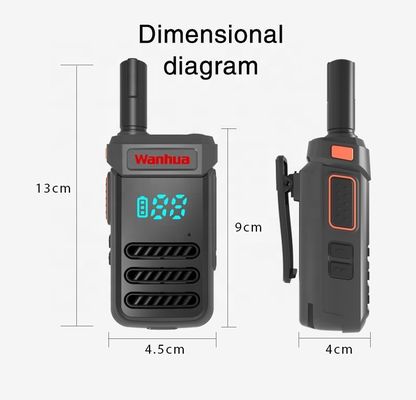 G68 Δυομερείς ραδιοφώνοι Walkie Talkies με ισχύ εξόδου 2W/0,5W και κεραία μεγάλων αποστάσεων