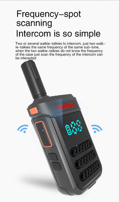 G68 Δυομερείς ραδιοφώνοι Walkie Talkies με ισχύ εξόδου 2W/0,5W και κεραία μεγάλων αποστάσεων