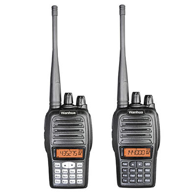 Wanhua WH118 Δύο ζώνες χειροκίνητο ραδιόφωνο 189g Walkie Talkie για επικοινωνία μεγάλων αποστάσεων