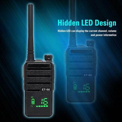 Μίνι Walkie Talkie Set ET-66 για επικοινωνία μεγάλων αποστάσεων