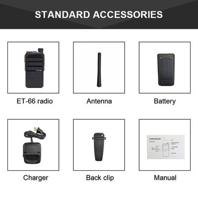 Μίνι Walkie Talkie Set ET-66 για επικοινωνία μεγάλων αποστάσεων