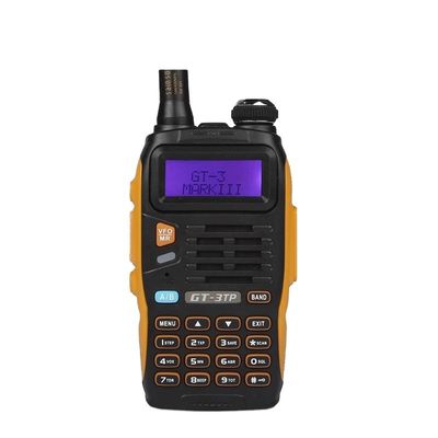 128 κανάλια αποθήκευσης Αδιάβροχο Walkie Talkie 5 Watt Δύο οδικά κινητό ραδιόφωνο διπλής ζώνης