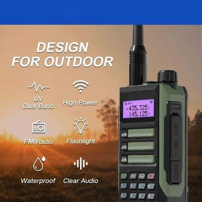 UV-16 Υψηλής ισχύος Walkie Talkie Recharger Μεγάλο εύρος Αδιάβροχος Πηραχτής Χαμ Δύοπλευρο Ραδιοφώνημα