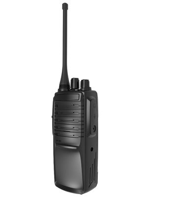 Μαύρο Walkie Talkie με ισχύ εξόδου 2W και συμβατότητα Zello Motola Wanhua συμβατό
