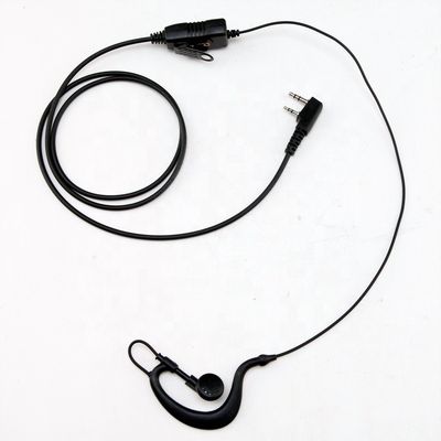 Ακουστικά με σχήμα G Ear Hook Earphone Handsfree In-Line Ptt Headset για επικοινωνία Walkie Talkie