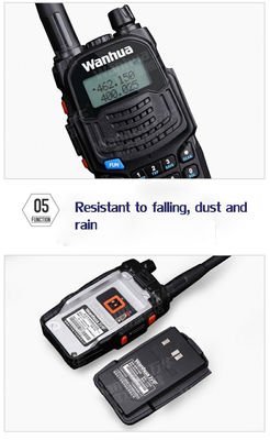 5W VHF UHF Dual Band Radio Transceiver για θερμό φορητό ραδιόφωνο δύο τρόπων Walkie Talkie
