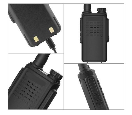 Κουδούνιμο Τερματικό Στυλ 5W Δύο ζώνες UHF Ham Walkie Talkie για επικοινωνία με ενδοφωνήματα