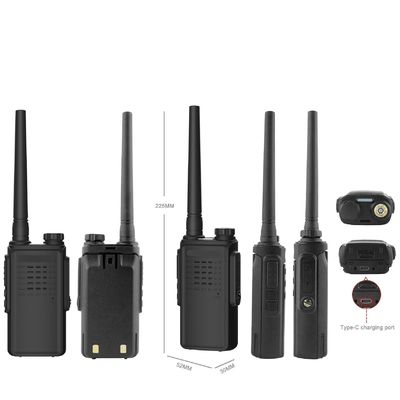 Κουδούνιμο Τερματικό Στυλ 5W Δύο ζώνες UHF Ham Walkie Talkie για επικοινωνία με ενδοφωνήματα