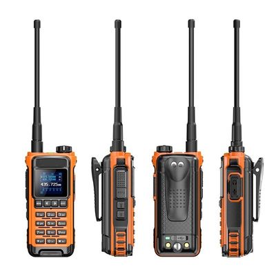 VHF 136-174 MHz Πηρακτήρας IC-U86 UHF 400-470MHz Δυοδιάδρομος Ραδιοφωνικό Walkie Talkie Μαύρο