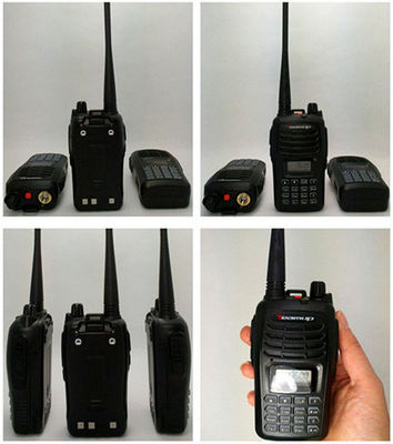 Πιο ισχυρό walkie talkie T550 VHF/UHF με ισχύ εξόδου 4W και 16 κανάλια αποθήκευσης