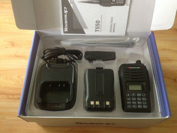 Πιο ισχυρό walkie talkie T550 VHF/UHF με ισχύ εξόδου 4W και 16 κανάλια αποθήκευσης