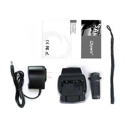 2023 6W UHF Handheld Walkie Talkie Δυοδιάδρομος Ραδιοφωνικός Σταθμός Πηρακτής Επικοινωνίας με φόρτιση USB