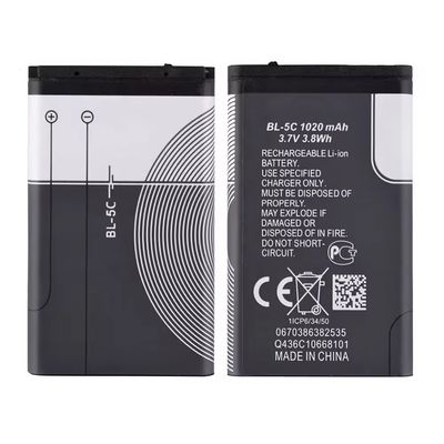BL-5C μπαταρία για Nokia1100 1600 E60 N70 διαθέσιμη και προσιτή