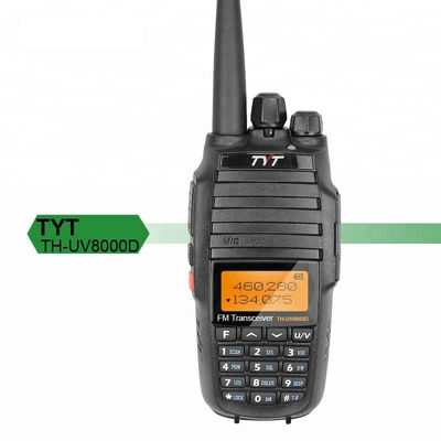 10W Δύο ζώνες FM SDR ραδιόφωνο TYT 8000D DMR UV-8000D για 5-10km Talk Range Walkie Talkie