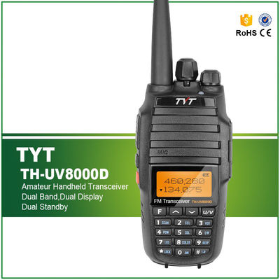 10W Δύο ζώνες FM SDR ραδιόφωνο TYT 8000D DMR UV-8000D για 5-10km Talk Range Walkie Talkie