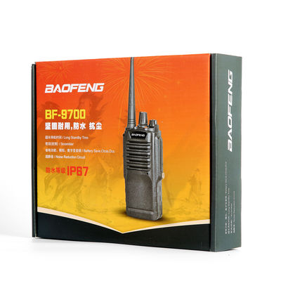 Baofeng BF-9700 S-51 IP67 Αδιάβροχο διπλό ζώνη ζαμπόν Δύο δρόμο ραδιόφωνο με 128 κανάλια αποθήκευσης
