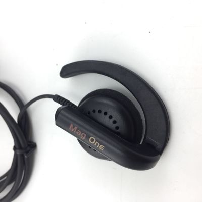 Walkie Talkie Wired ακουστικά σε μαύρο και συμβατό με τη Motorola GP328 GP340 GP380