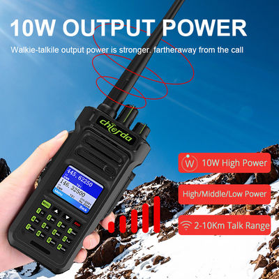 GPS IP67 Ψηφιακό Walkie Talkie για επικοινωνία με δέκτη VHF UHF 150*64*40mm