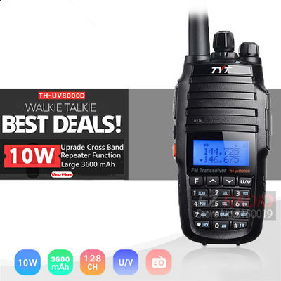 Δυνατότητα μπαταρίας 3600mAh Walkie-Talkie διπλής ζώνης για ανάγκες εξωτερικής επικοινωνίας